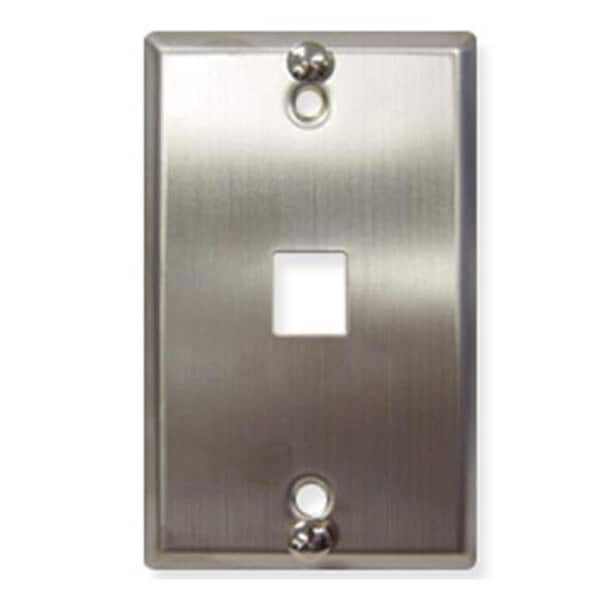 Maxpower Wall Plate Phone Flush 1Por - Stainless Steel MA557949 - main